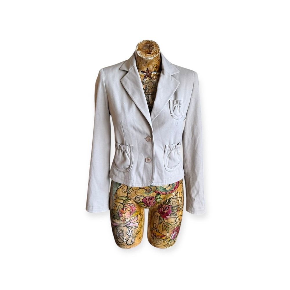Tailor B. Moss beige cream blazer Size 4 small  business office